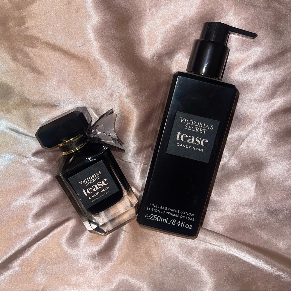 Victoria’s Secret Candy Noir Perfume and Lotion Set ✨